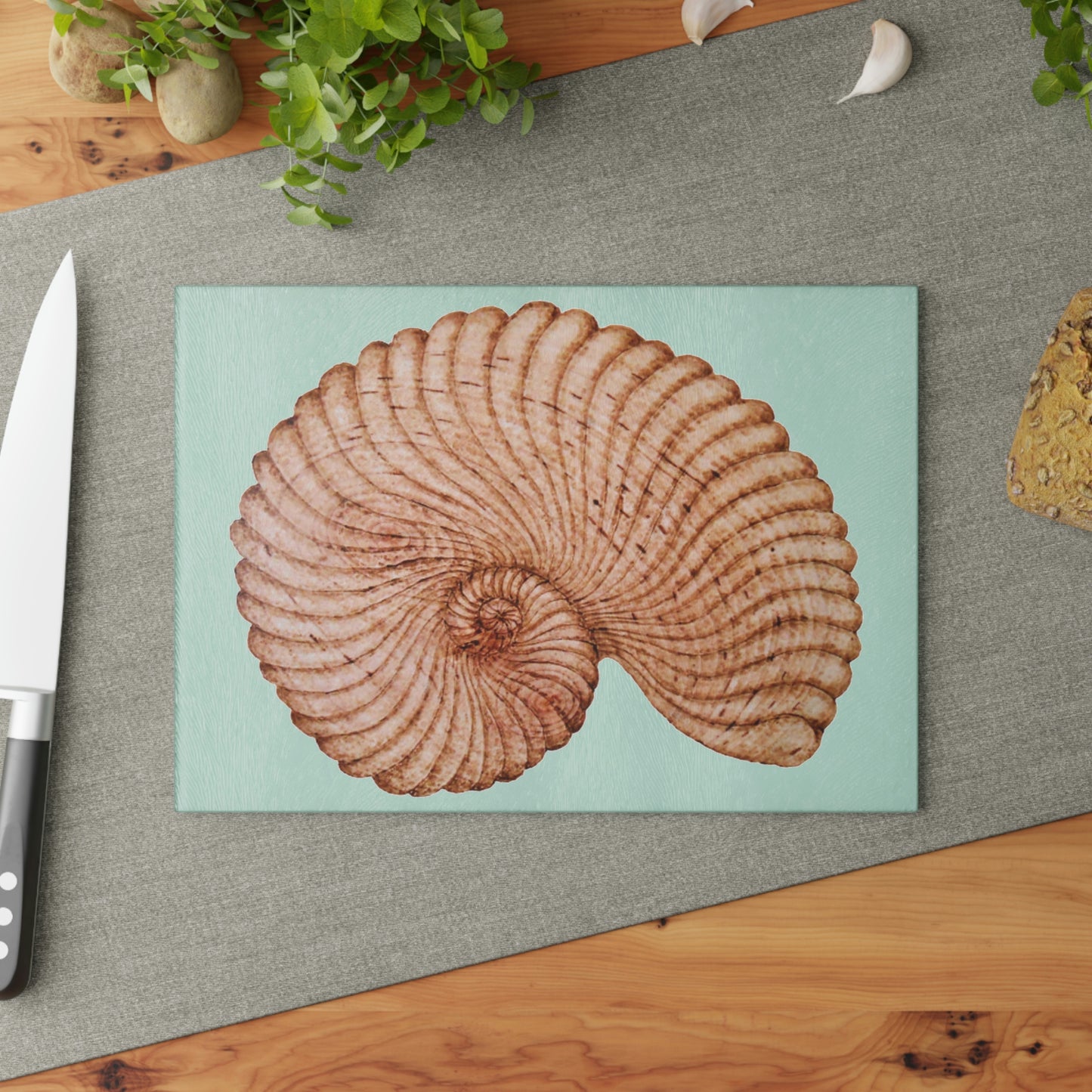 Glass Cutting Board - Heaven Shell