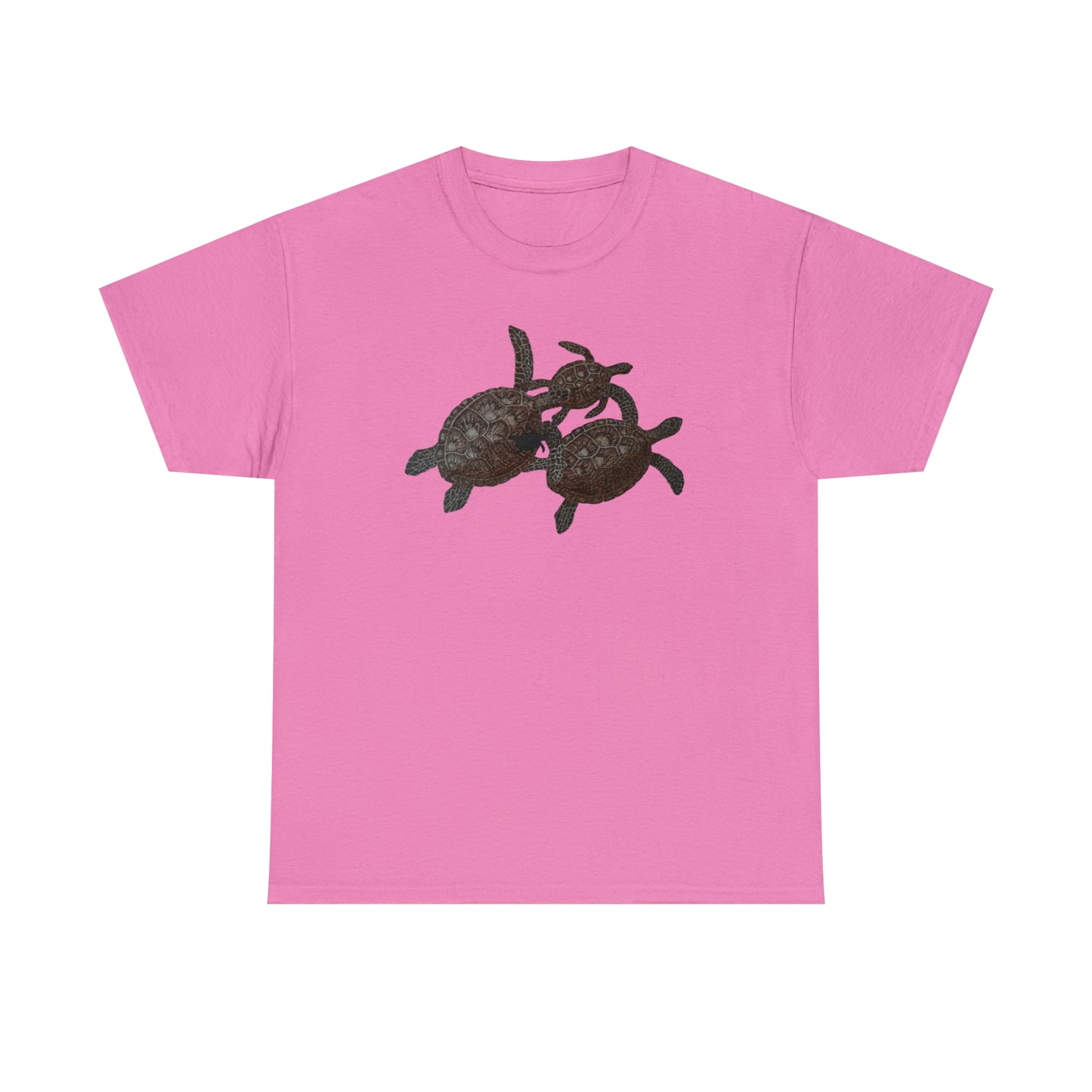 Unisex Heavy Cotton Tee - Turtle Family