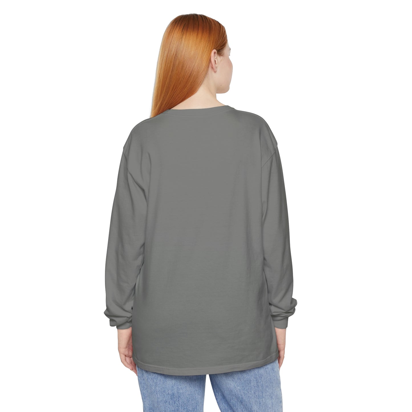 Unisex Garment-dyed Long Sleeve T-Shirt - Lyra