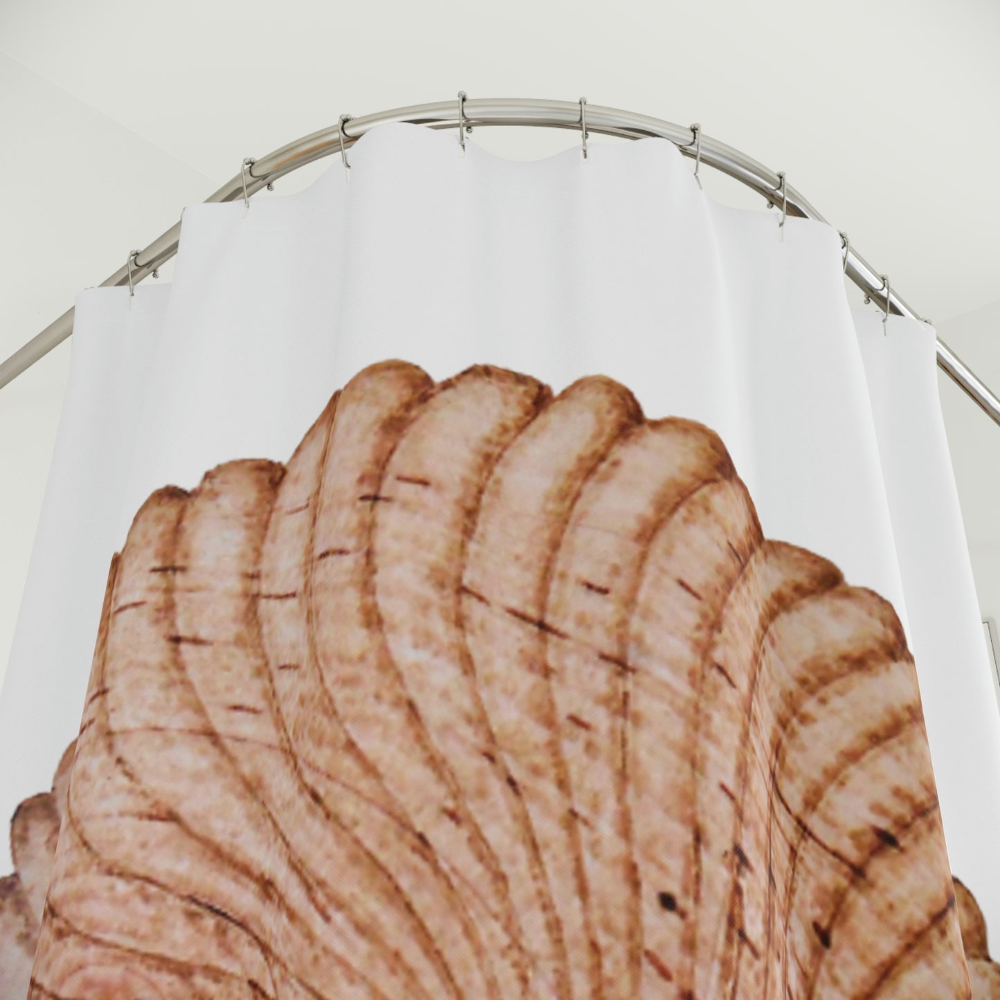 Polyester Shower Curtain - Heaven Shell