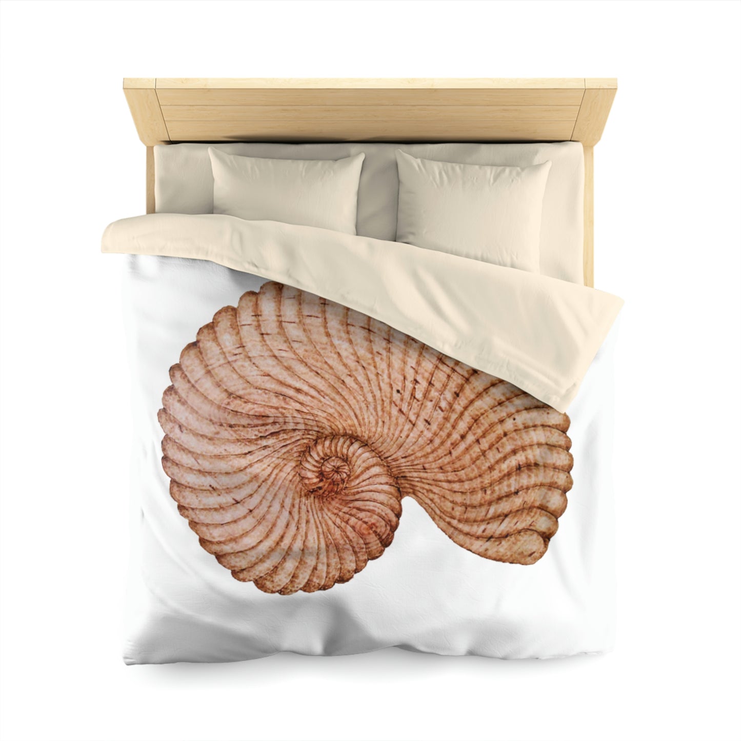 Microfiber Duvet Cover - Heaven Shell