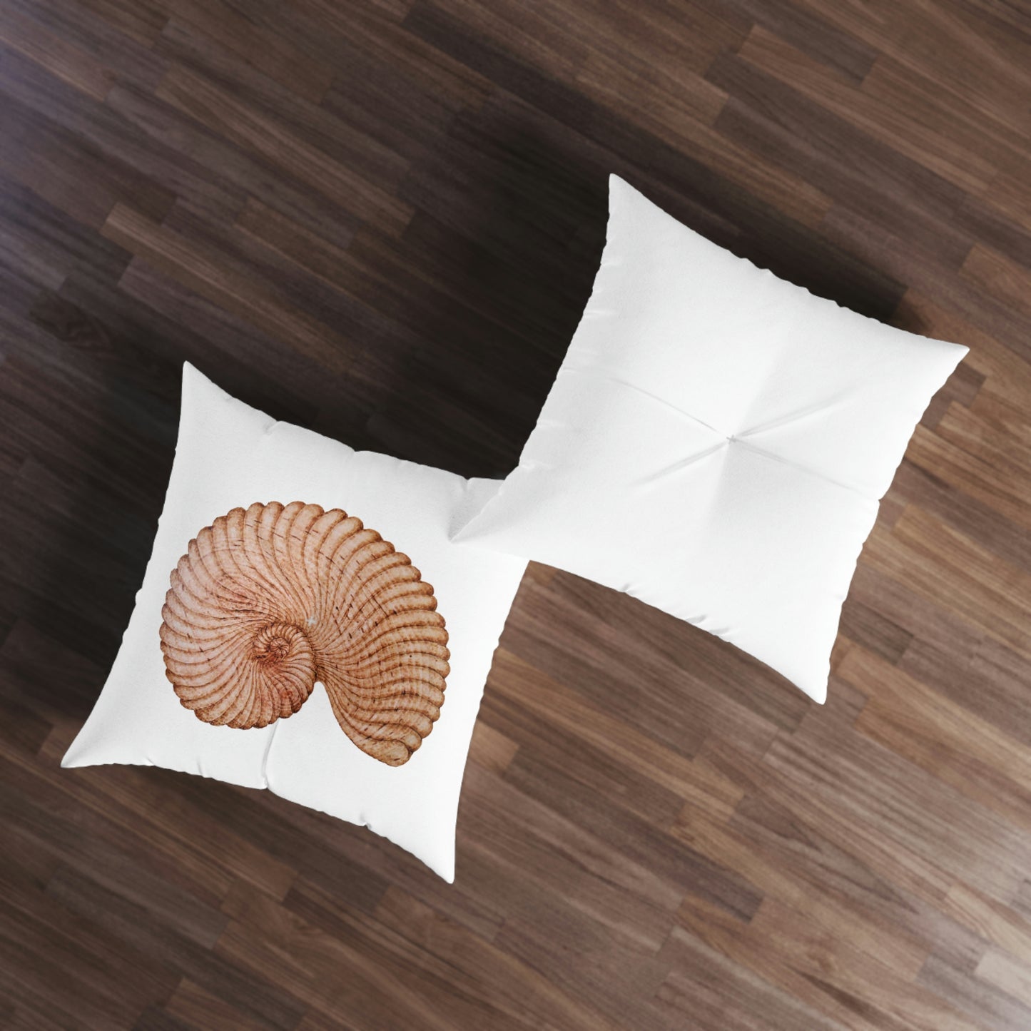 Tufted Floor Pillow, Square - Heaven Shell