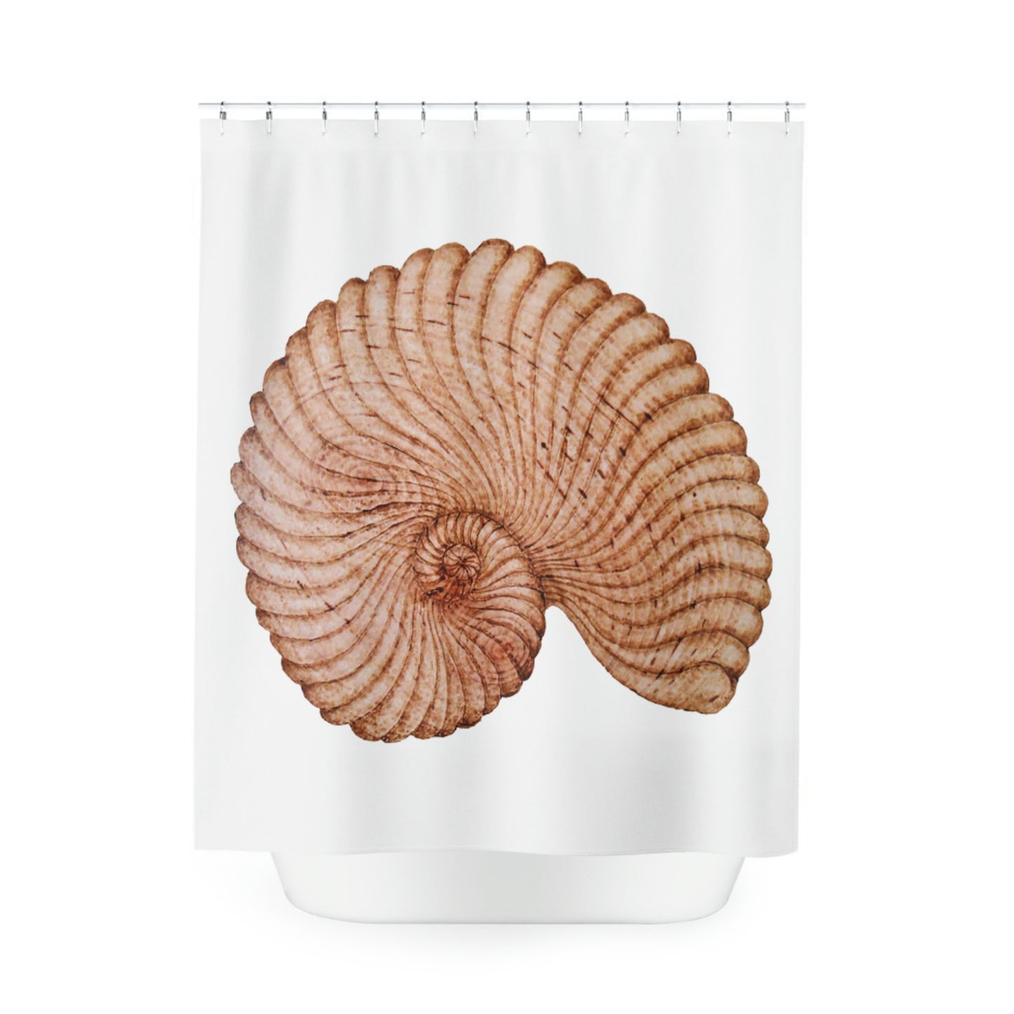 Polyester Shower Curtain - Heaven Shell