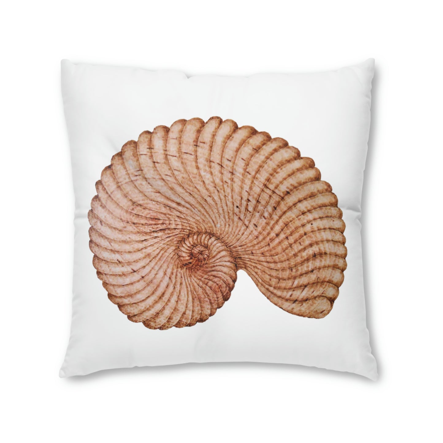 Tufted Floor Pillow, Square - Heaven Shell