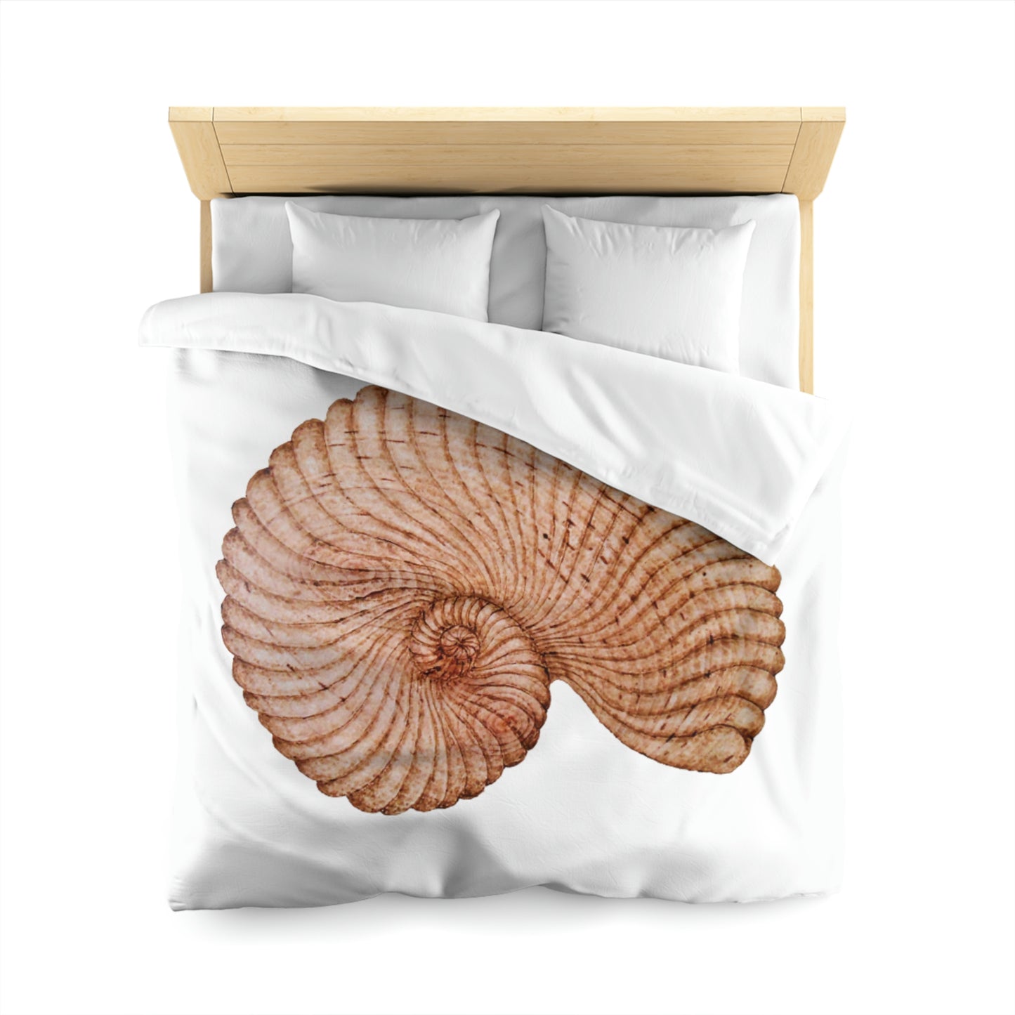 Microfiber Duvet Cover - Heaven Shell