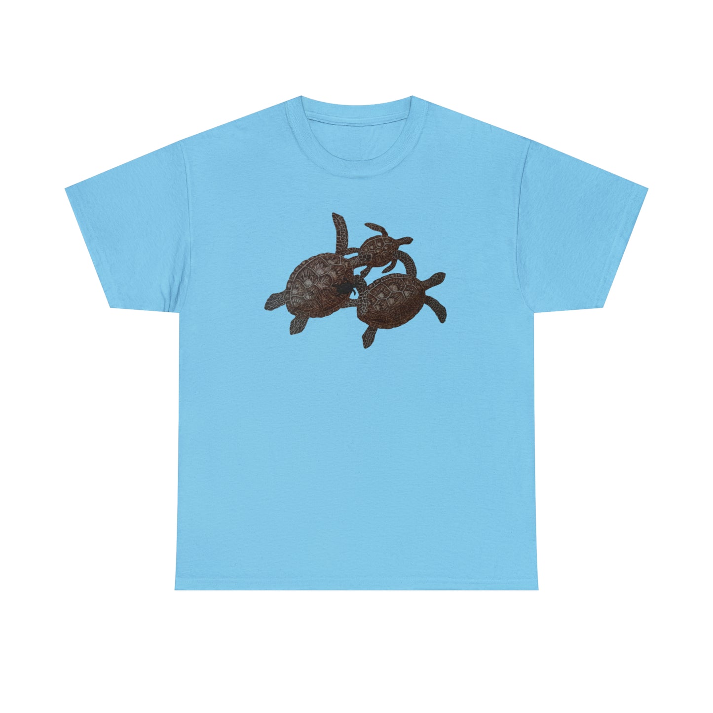 Unisex Heavy Cotton Tee - Turtle Family