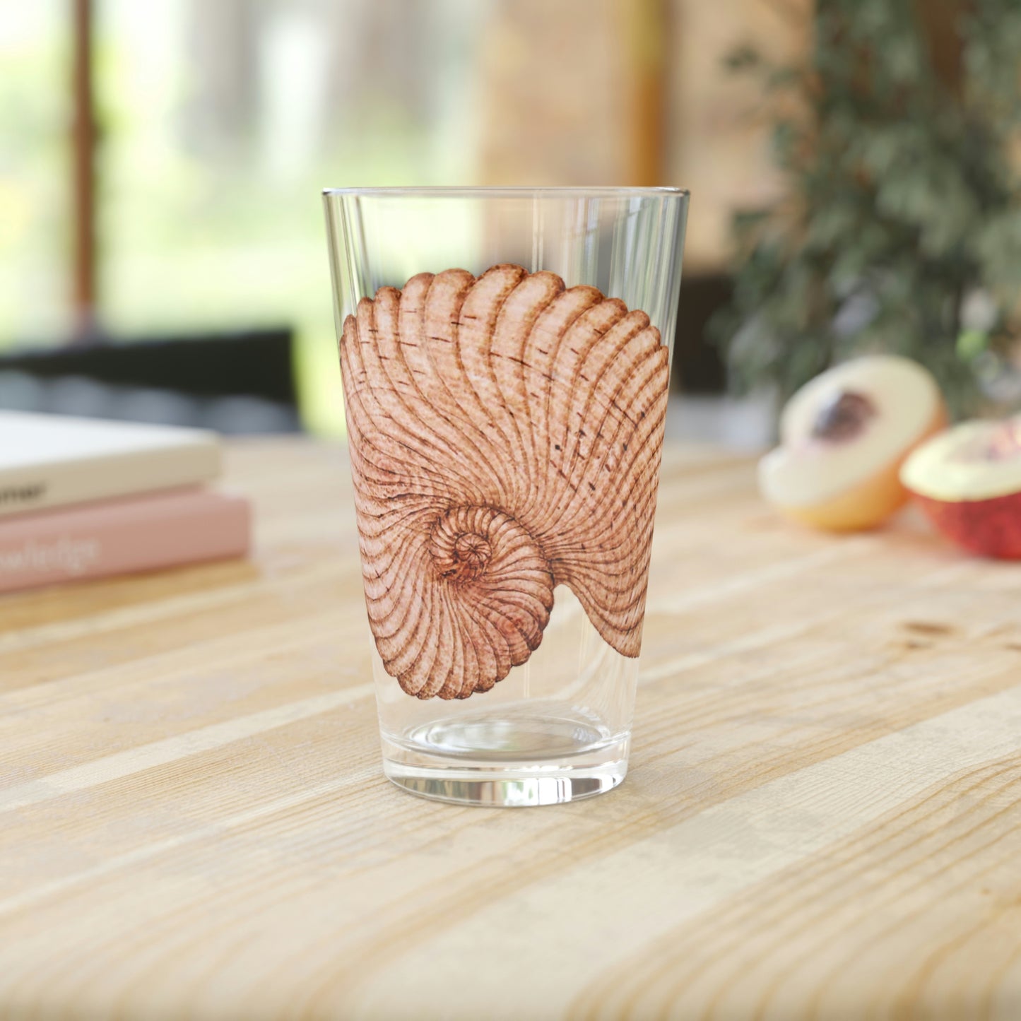 Pint Glass, 16oz - Heaven Shell