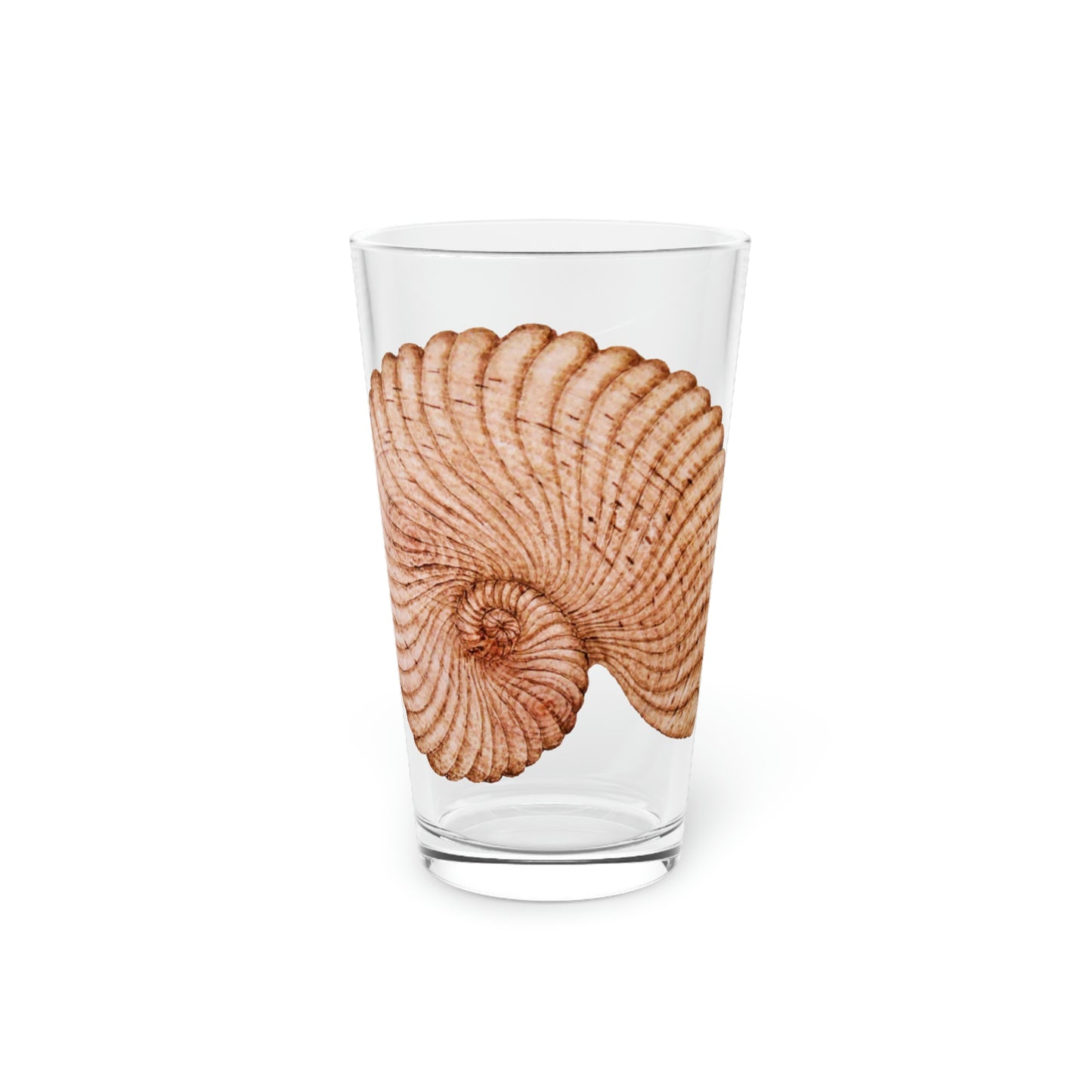 Pint Glass, 16oz - Heaven Shell