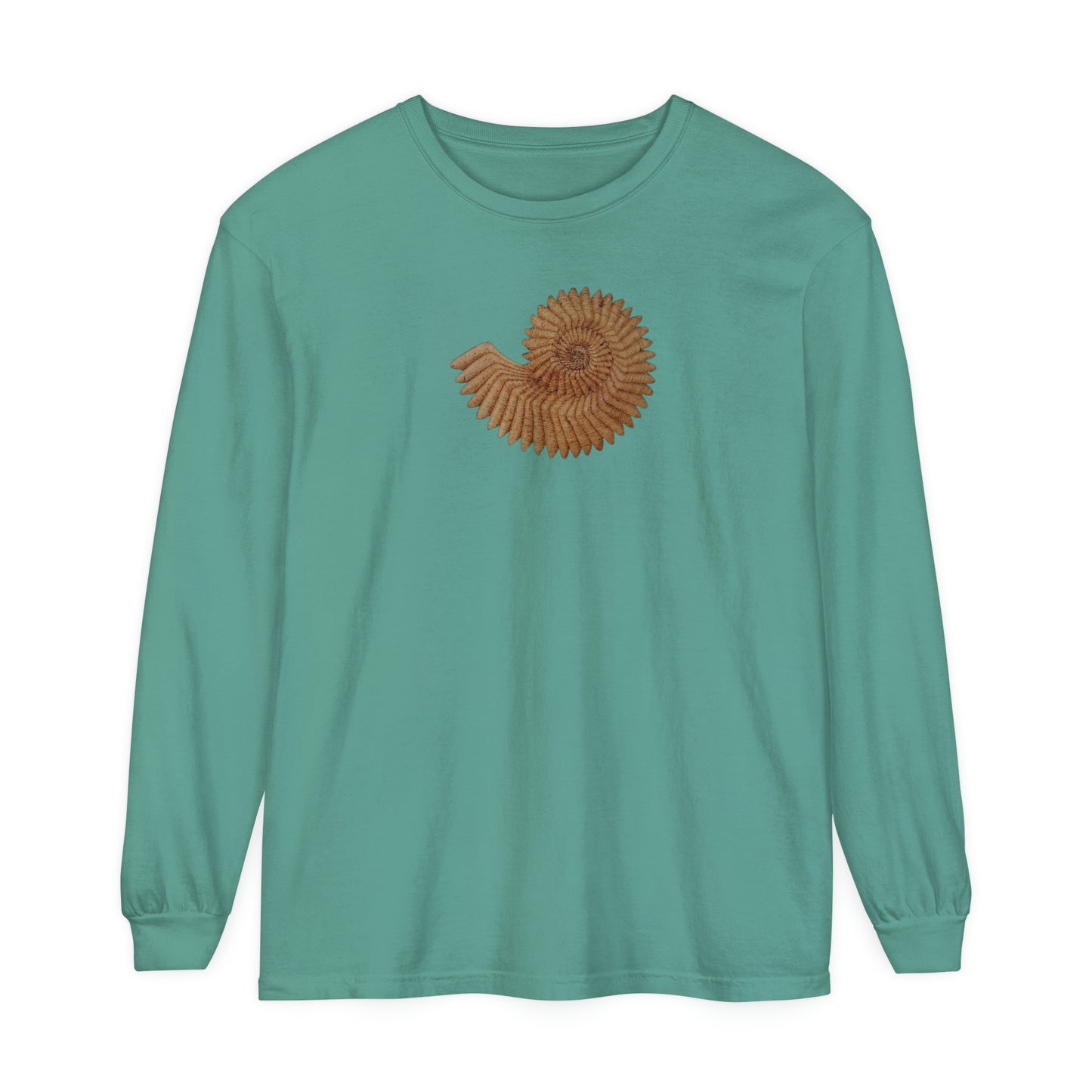 Unisex Garment-dyed Long Sleeve T-Shirt - Andromeda