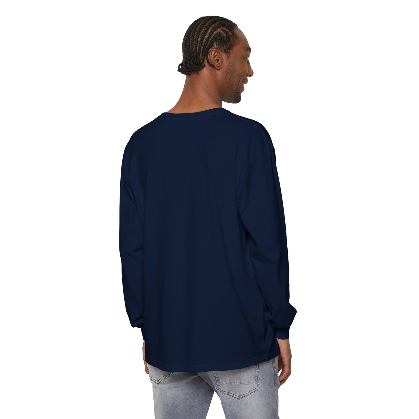 Unisex Garment-dyed Long Sleeve T-Shirt - Arcturus (light)