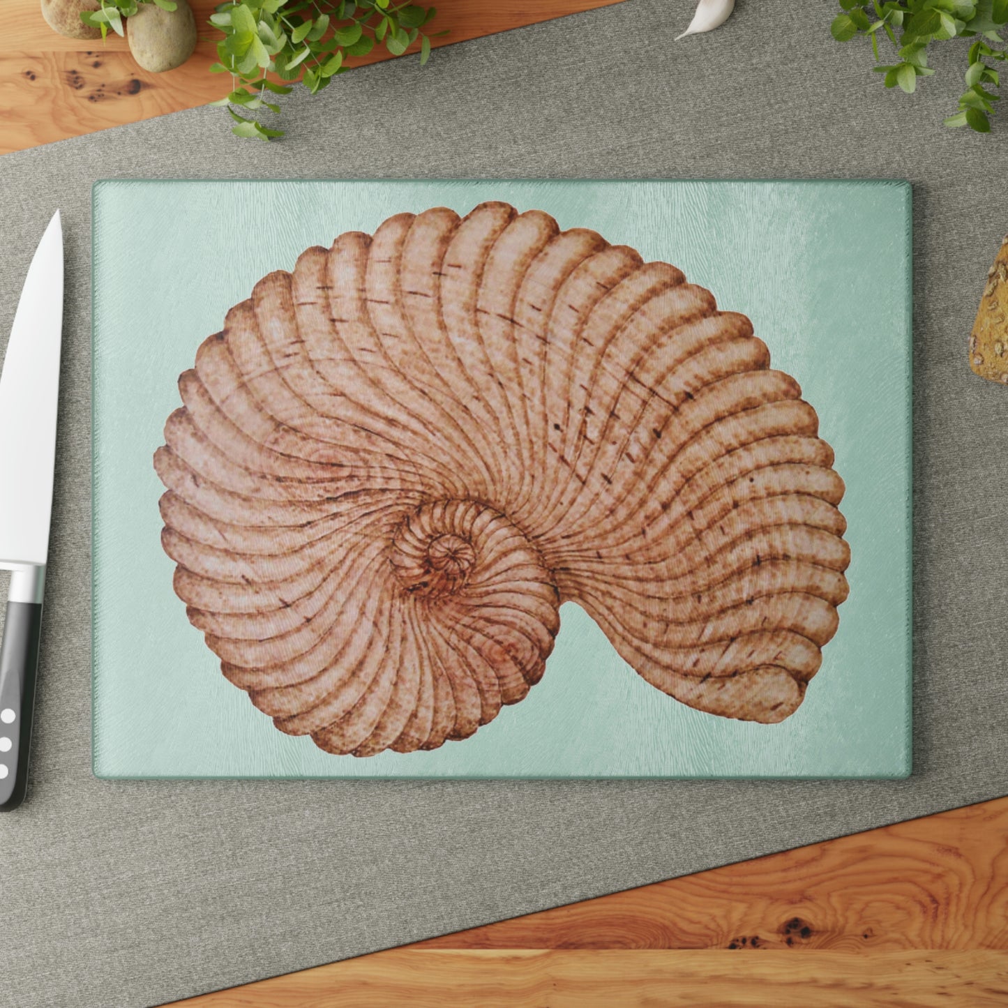 Glass Cutting Board - Heaven Shell