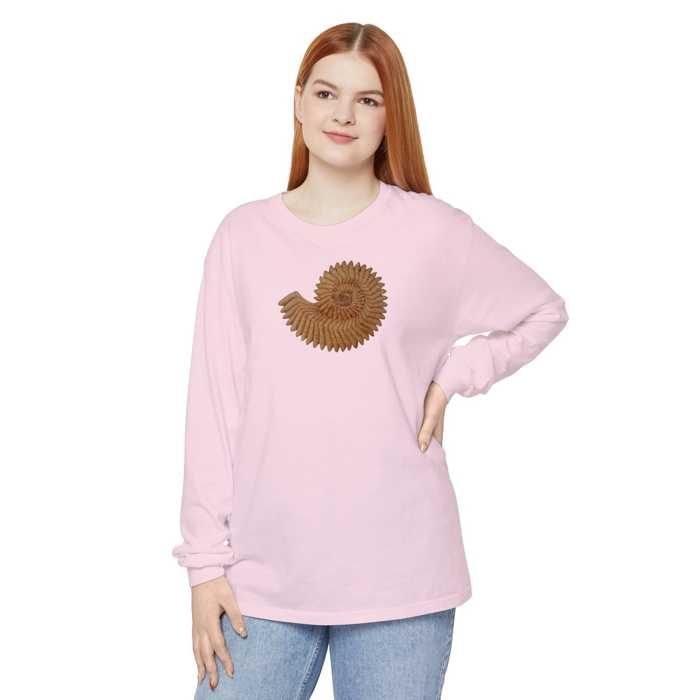 Unisex Garment-dyed Long Sleeve T-Shirt - Andromeda